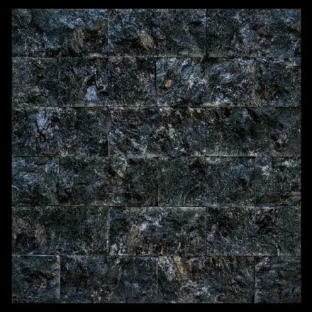 Плитка рваный камень "Серпентенит" 100х50х25мм, упаковка 90 шт / 0,42 м2