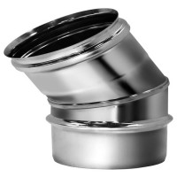 Отвод одностенный 30° (AISI-310S/0,8мм) d-104 (Вулкан)