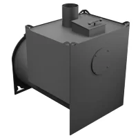 Банная печь Горыныч Мини З/К, двойная каменка закрытая, со стеклом (ТермоСфера)