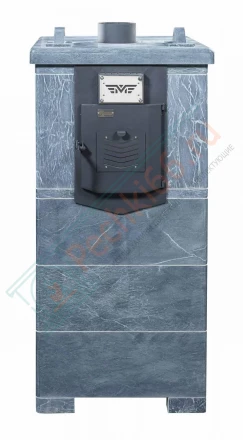 Газовая банная печь № 06-ГТ 20 в облицовке из талькохлорита (Тройка) до 18 м3