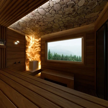 Электрическая печь для бани и сауны Sangens W12G White