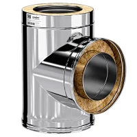 Сэндвич-тройник 90° (AISI-316L/0,5-AISI-304/0,5) d-250/300 (Craft-GS-25)