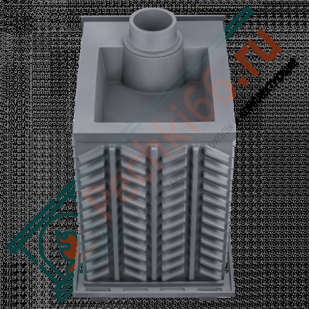 Чугунная печь для бани Гефест GFS-ЗК 40 (П2) в сетке (ТехноЛит)