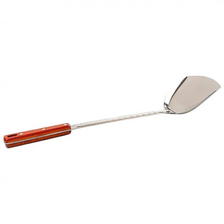 Лопатка для жарки цельная, с деревянной ручкой 45 см