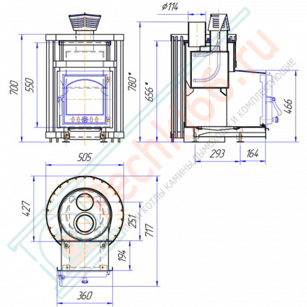 Печь для бани Услада 10С (Жара)