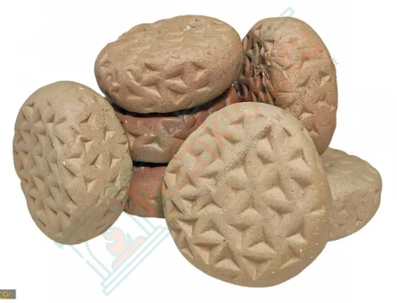 Набор керамических камней Flat 35 мм, 10 кг (Kerkes)