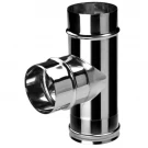 Тройник одностенный 90° (AISI-310S/0,8мм) d-200 (Вулкан) Тройник одностенный 90° (AISI-310S/0,8мм) d-200 (Вулкан)