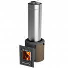 Печь для бани Скоропарка 3 Inox Люмина Б черная бронза (T.M.F)