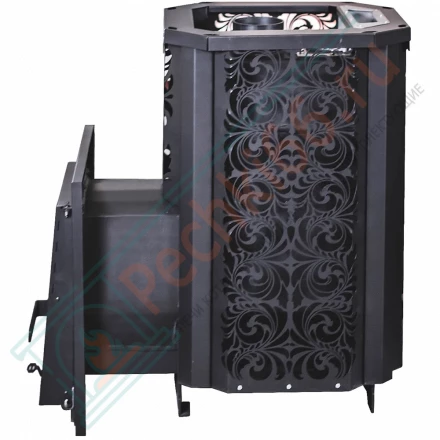 Печь для бани Hard 30M Хохлома Панорама (Сталь-Мастер)