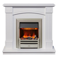 Каминокомплект Boston - Белый (Высота 925см) с электроочагом Chesford (Dimplex)