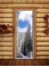Стеклянная дверь для бани и сауны Престиж фотопечать А095 (DoorWood) Стеклянная дверь для бани и сауны Престиж фотопечать А095 (DoorWood)