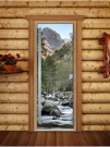 Стеклянная дверь для бани и сауны Престиж фотопечать А094 (DoorWood) Стеклянная дверь для бани и сауны Престиж фотопечать А094 (DoorWood)