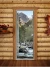 Стеклянная дверь для бани и сауны Престиж фотопечать А094 (DoorWood)