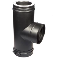 Тройник 90° (AISI-444/0,6-ОЦИНК-RAL/0,5) d-200/250 (Schiedel)