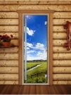 Стеклянная дверь для бани и сауны Престиж фотопечать А092 (DoorWood) Стеклянная дверь для бани и сауны Престиж фотопечать А092 (DoorWood)