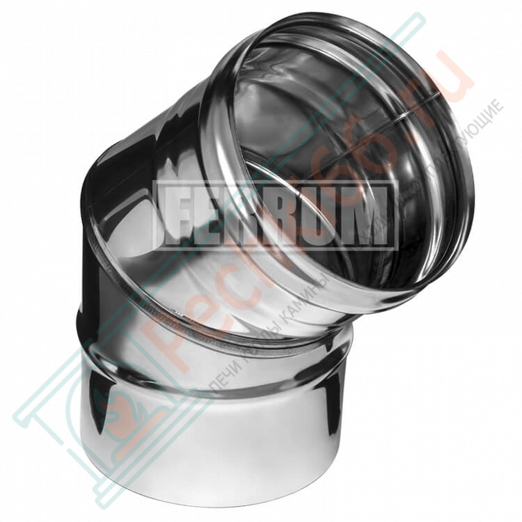 Колено 45° (НЕРЖ-430/0,8) d-250 (Ferrum HF)