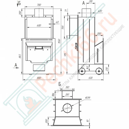 Печь для бани "Камилла" (Тройка) 36 м3