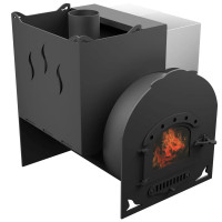 Печи для бани Горыныч Мини со стеклом, под бак 60 л ТермоСфера