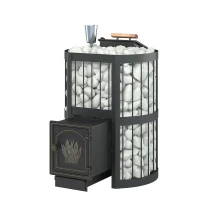 Чугунная печь для бани Ураган Стандарт 16 ДТ-4 (Везувий) до 18 м3