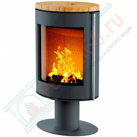 Печь-камин OVAL, крышка из камня (Астов)