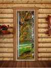 Стеклянная дверь для бани и сауны Престиж фотопечать А089 (DoorWood) Стеклянная дверь для бани и сауны Престиж фотопечать А089 (DoorWood)