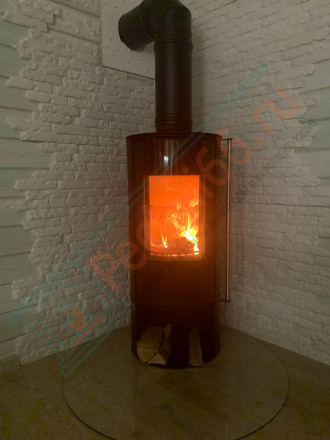 Печь-камин Amber Porte Vidro (Solzaima)