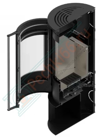 Печь-камин Amber Porte Vidro (Solzaima)