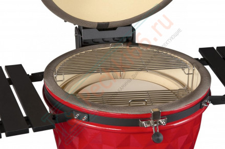 Керамический гриль Diamond Egg XL красный