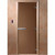 Дверь стеклянная для бани, бронза матовая 1800х800 (DoorWood)
