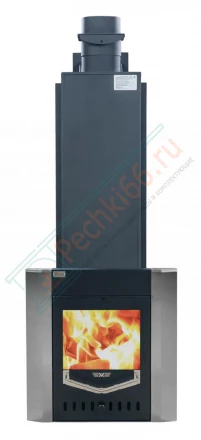 Печь для бани №05Р с двойной каменкой (усиленная) (Тройка) до 60 м3