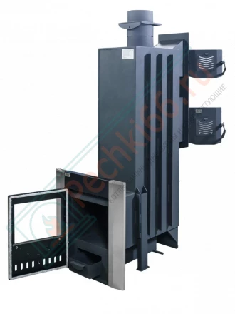 Печь для бани №05Р с двойной каменкой (усиленная) (Тройка) до 60 м3