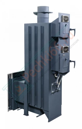 Печь для бани №05Р с двойной каменкой (усиленная) (Тройка) до 60 м3