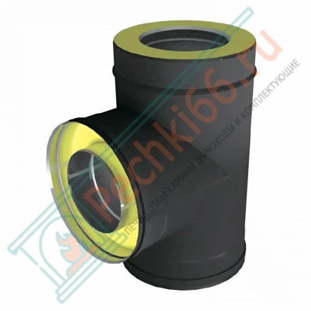 Тройник 90° V50R с изол (AISI-321/0,8-ОЦИНК-RAL/0,5) d-104/200 (Вулкан)