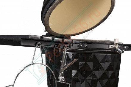 Керамический гриль Diamond Egg XL черный