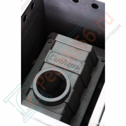 Чугунная банная печь Сибирь-24, конвекционная, с чугунной дверцей (НМК)