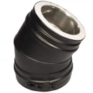 Отвод 45° (AISI-310S/1,0 мм-ОЦИНК-RAL/0,6) d-200/250 (Schiedel-Permeter ULTRA) Отвод 45° (AISI-310S/1,0 мм-ОЦИНК-RAL/0,6) d-200/250 (Schiedel-Permeter ULTRA)