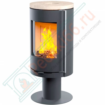 Печь камин R1.0 N на ноге круглая задняя часть (Астов)