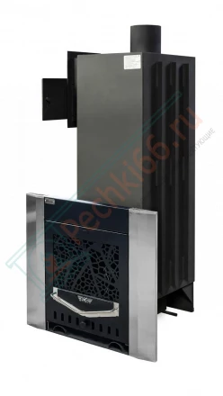 Печь для бани №06-ГТ 40 на газу (усиленная) (Тройка) до 24 м3
