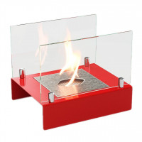 Биокамин Арлекино M, красный (LuxFire)