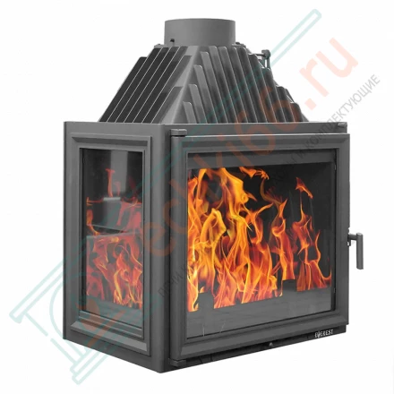 Каминная топка A16 L, левая (EVEREST) 16 кВт