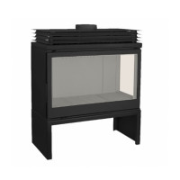 Чугунная печь-камин LCI 9 GF R или L Stove (Liseo Castiron) до 360 м3