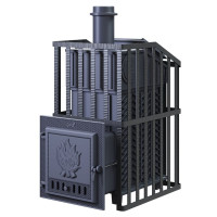 Чугунная печь для бани Гефест GFS-ЗК 25 Ураган (ТехноЛит)