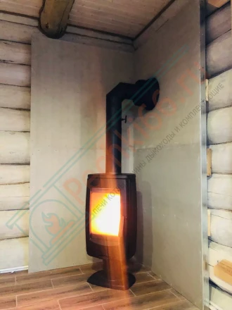 Печь-камин Plamen Aria под ключ (монтаж 07.09.2021)