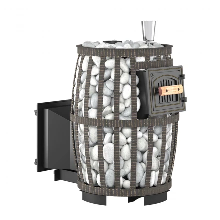 Чугунная печь для бани Легенда Русский пар Ковка 18 (505) (Везувий)