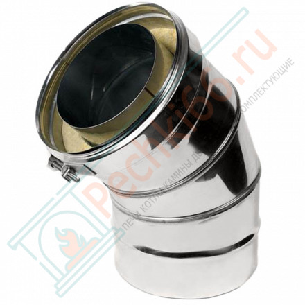 Сэндвич-отвод 30° (AISI-316L/0,5-AISI-304/0,5) d-150/200 (Craft-GS-25)