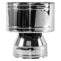 Дефлектор V50R с изол (AISI-321/0,8-AISI-304/0,5) d-300/400 (Вулкан)