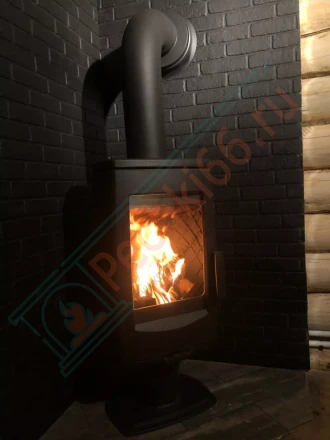 Печь-камин Plamen Aria под ключ (монтаж 01.03.2022)