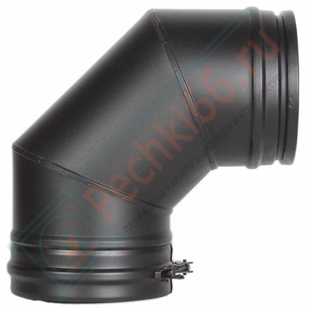 Отвод 90° (AISI-310S/1,0 мм-ОЦИНК-RAL/0,6) d-150/250 (Schiedel-Permeter ULTRA)