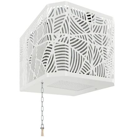 Обливное устройство КАСКАД 60/2026 в кожухе сетке, модерн белый (Изистим)