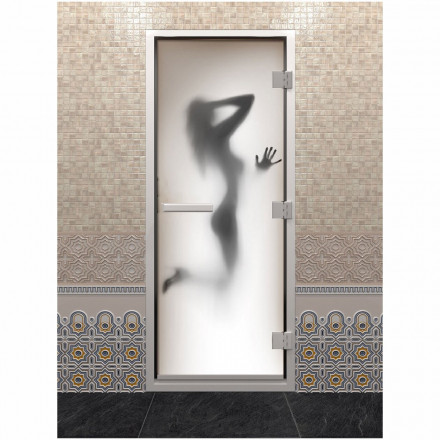 Стеклянная дверь DoorWood «Хамам фотопечать» 190х70 (по коробке)